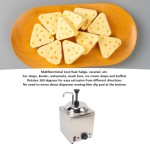 Electric Cheese Dispenser 110V Stainless Steel Adjustable Temp Hot Fudge Warmer